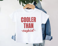 Cooler Than Cupid Baby Bodysuit, Cute Valentine Day Kids Outfit