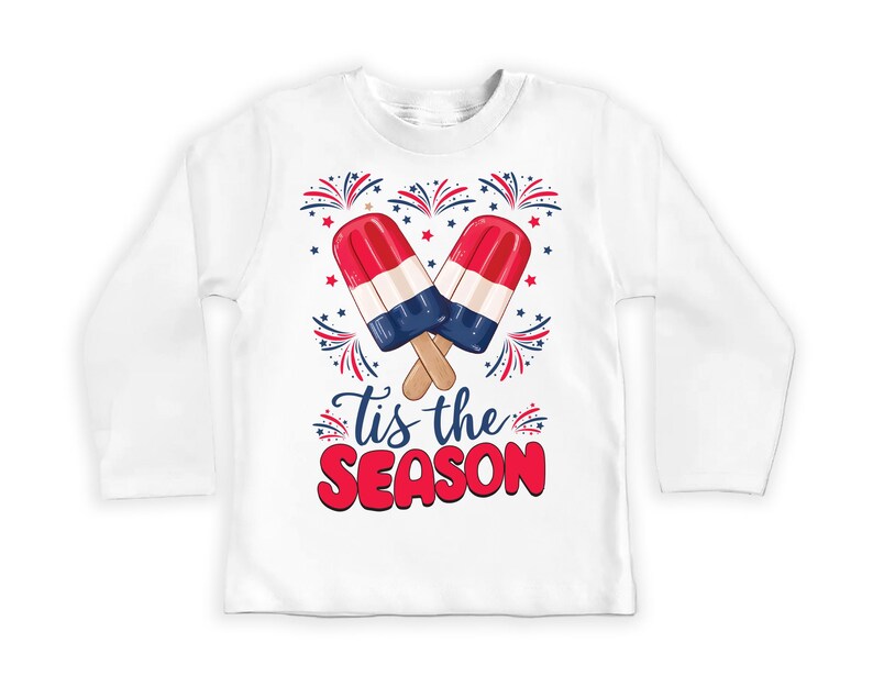4th of July Baby Baby Shirt, Fireworks Ice Cream Baby Outfit