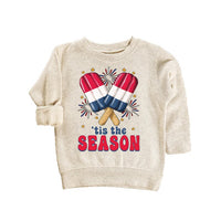 4th of July Baby Baby Shirt, Fireworks Ice Cream Baby Outfit