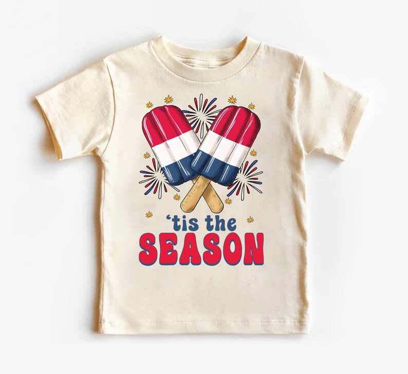 4th of July Baby Baby Shirt, Fireworks Ice Cream Baby Outfit