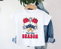 4th of July Baby Baby Shirt, Fireworks Ice Cream Baby Outfit