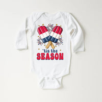 4th of July Baby Baby Shirt, Fireworks Ice Cream Baby Outfit