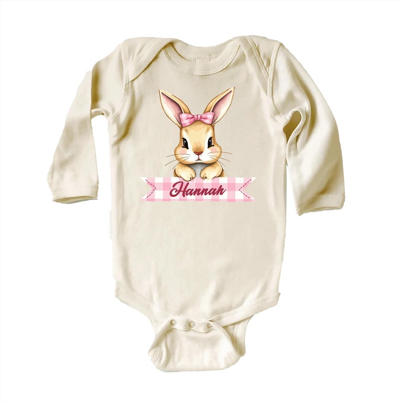 Personalized Easter Bunny Baby Sweatshirt, Adorable Bunny Pullover