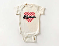 Heart Valentine's Day Baby Sweatshirt, Custom Kids Valentine's Baby Pullover