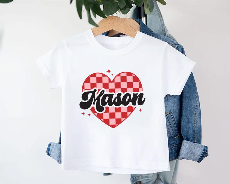 Heart Valentine's Day Baby Sweatshirt, Custom Kids Valentine's Baby Pullover