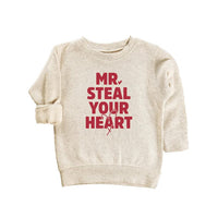 Mr. Steal Your Heart Baby Shirt, Adorable Boy Valentine Pullover