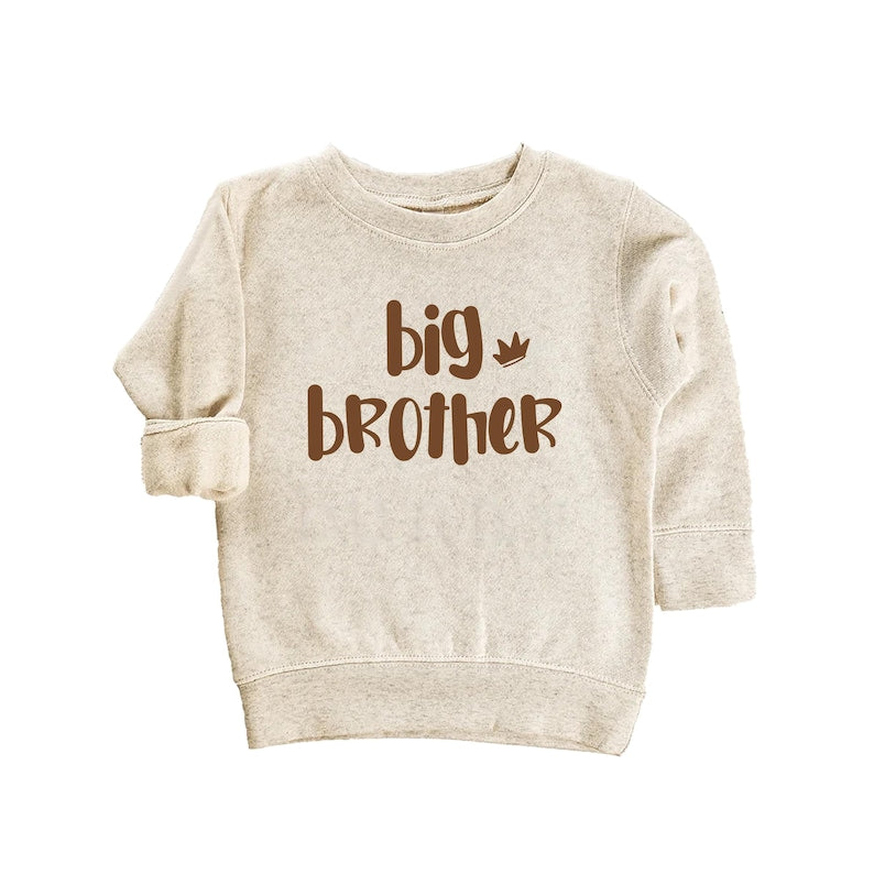 Big Brother Baby Sweatshirt, Pregnancy Announcement Outfit for Boys