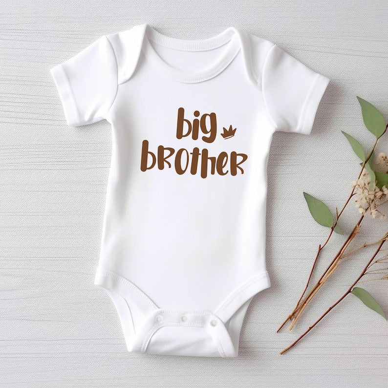 Big Brother Baby Sweatshirt, Pregnancy Announcement Outfit for Boys