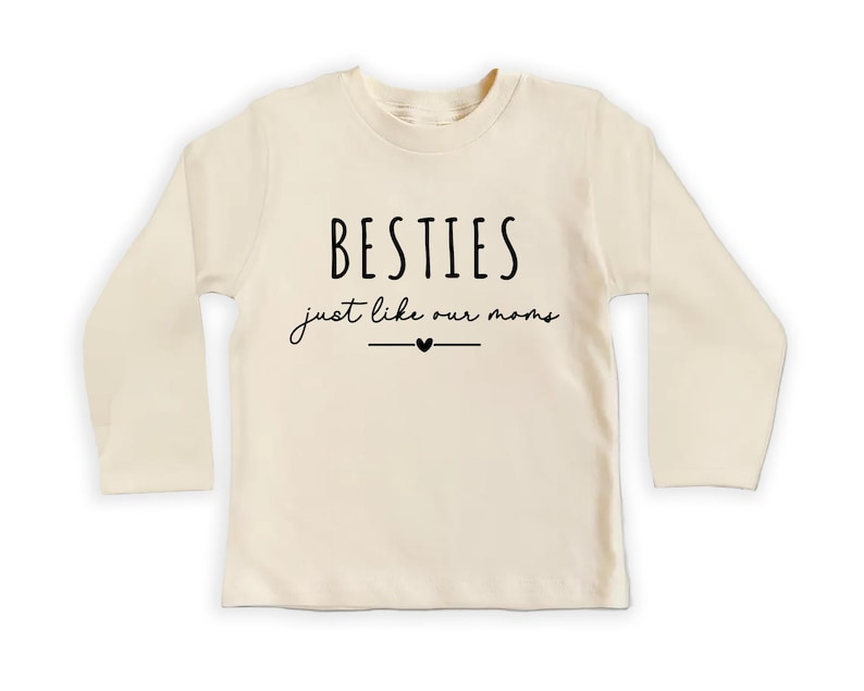 Cute Besties Baby Shirt, Adorable Newborn Baby Gift