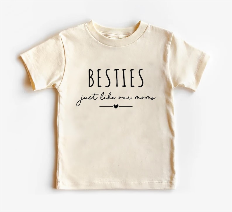 Cute Besties Baby Shirt, Adorable Newborn Baby Gift