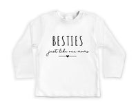 Cute Besties Baby Shirt, Adorable Newborn Baby Gift