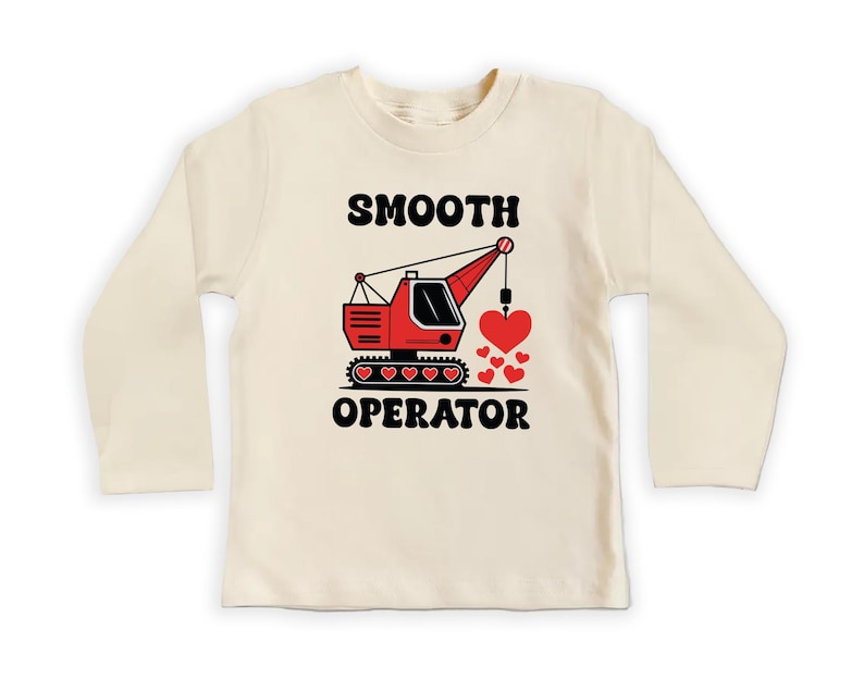 Construction Valentine Baby Bodysuit, First Valentines Day Outfit