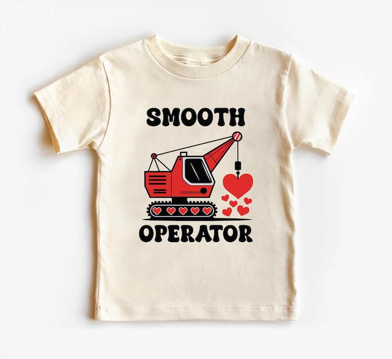 Construction Valentine Baby Bodysuit, First Valentines Day Outfit