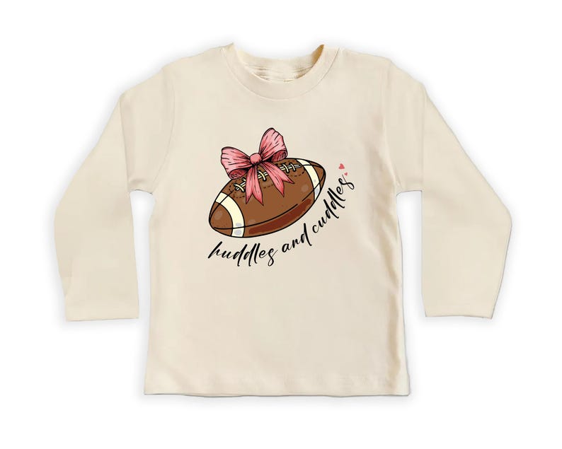 Huddles & Cuddles Baby Shirt, Cute Toddler Football Outfit