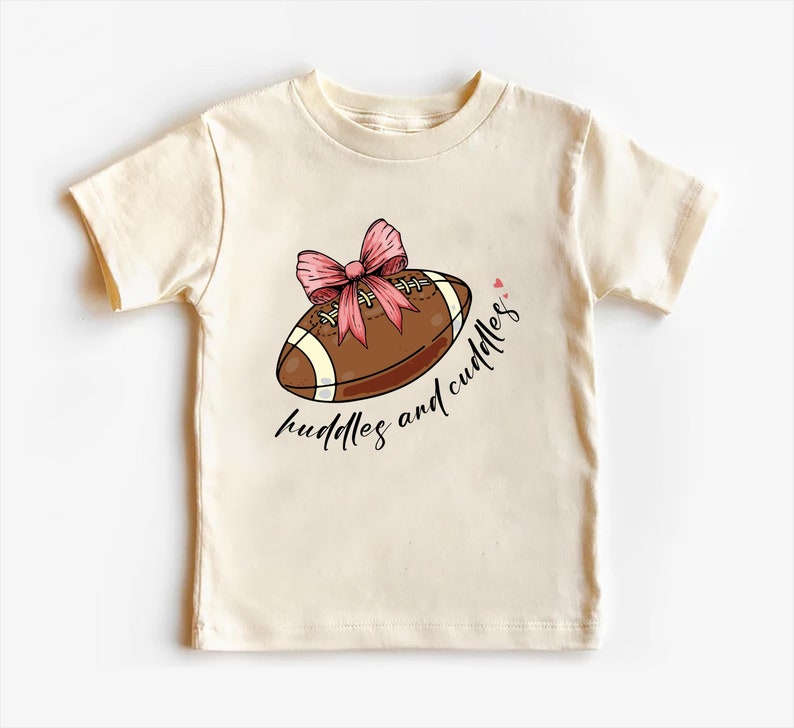 Huddles & Cuddles Baby Shirt, Cute Toddler Football Outfit