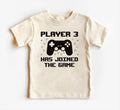 Player 3 Has Joined the Game Baby Shirt, Newborn Gift