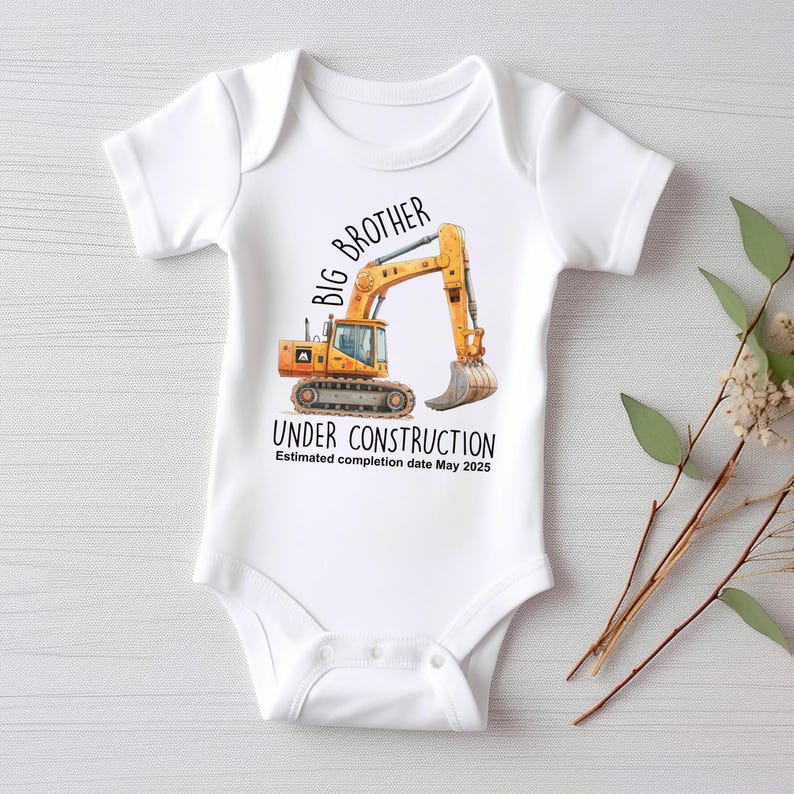 Personalized Big Brother Baby Shirt, Pregnancy Announcement Outfit