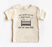 Just Moved Out of My Mom’s Place Baby Bodysuit, Adorable Baby Gift