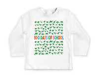 Dinosaurs 100 Days of School Toddler Shirt, Fun Dinosaur 100 Days Celebration Outfit