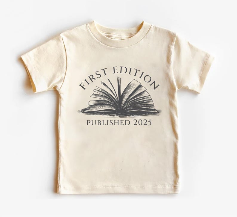First Edition Baby Shirt, Littlest Book Club Member Outfit