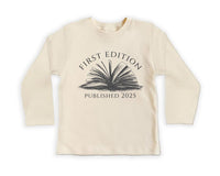 First Edition Baby Shirt, Littlest Book Club Member Outfit