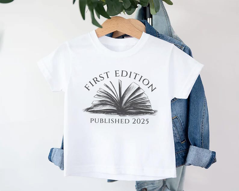 First Edition Baby Shirt, Littlest Book Club Member Outfit