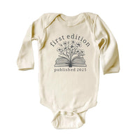 First Edition Baby Shirt, Littlest Book Club Member Outfit