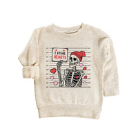 Boys Valentine’s Day Baby Sweatshirt, Valentine Outfit for Kids