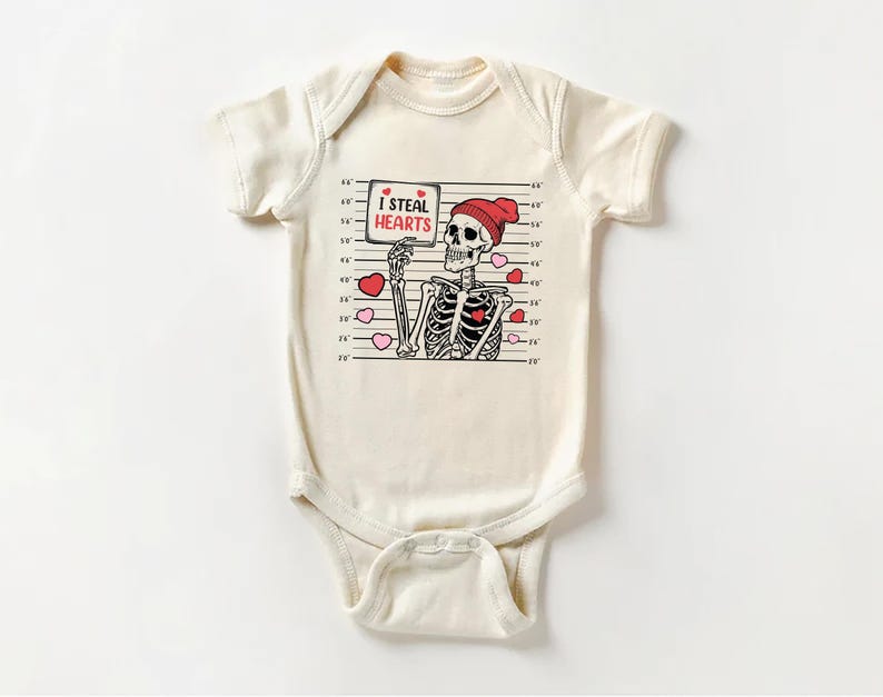 Boys Valentine’s Day Baby Sweatshirt, Valentine Outfit for Kids