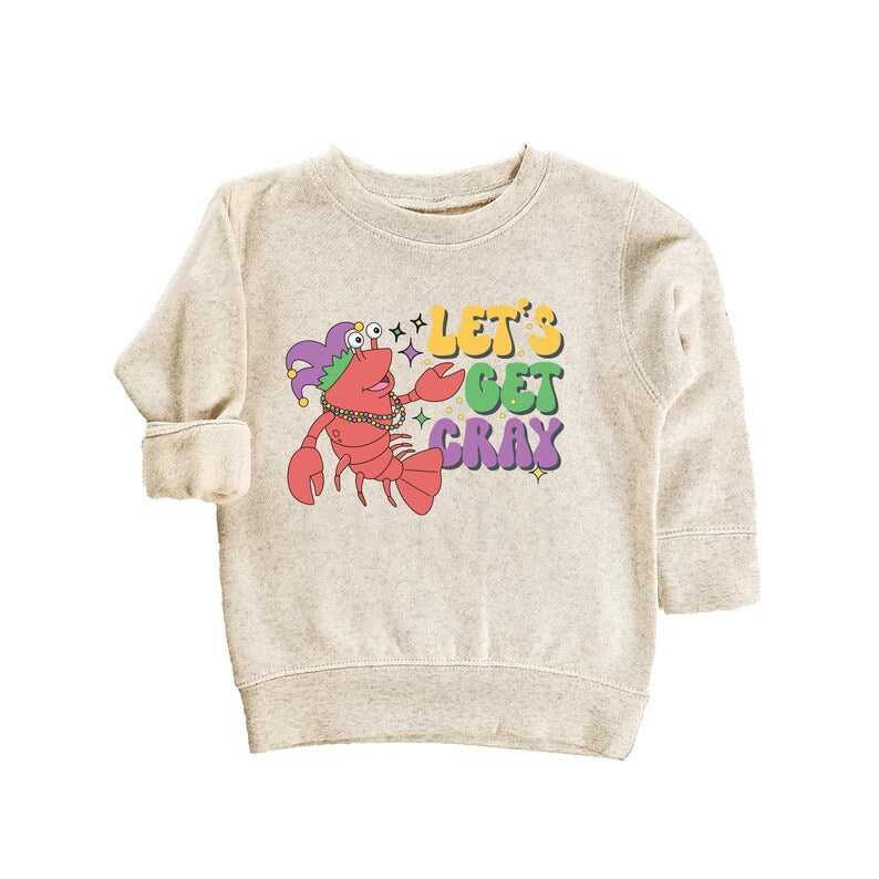Let’s Get Cray Mardi Gras Baby Bodysuit