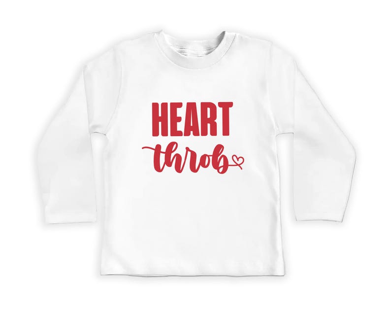 Heart Throb Baby Sweatshirt, Cute Valentine Gift