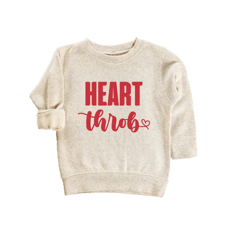 Heart Throb Baby Sweatshirt, Cute Valentine Gift