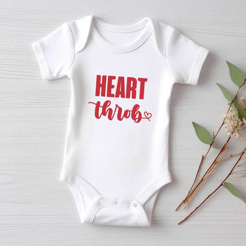 Heart Throb Baby Sweatshirt, Cute Valentine Gift