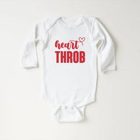 Heart Throb Baby Bodysuit, Cute Valentine Gift