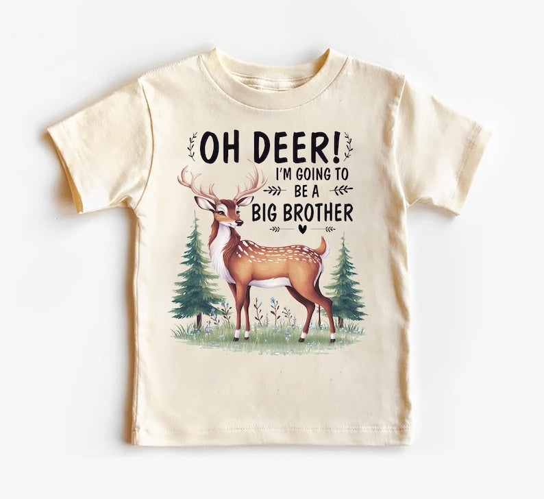 Oh Deer I’m Going to Be a Big Brother Baby Sweatshirt