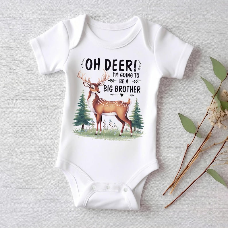 Oh Deer I’m Going to Be a Big Brother Baby Sweatshirt