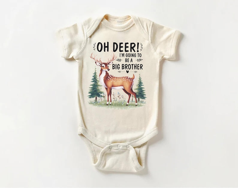 Oh Deer I’m Going to Be a Big Brother Baby Sweatshirt