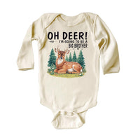 Oh Deer I’m Going to Be a Big Brother Baby Bodysuit