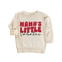 Mama’s Little Valentine Baby Sweatshirt, Newborn Keepsake