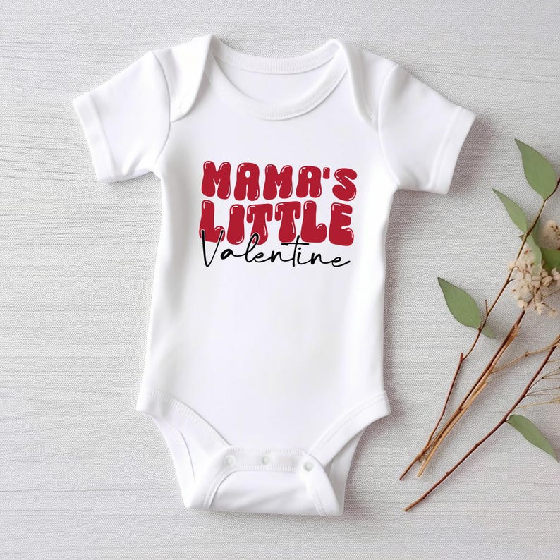 Mama’s Little Valentine Baby Sweatshirt, Newborn Keepsake