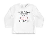 Handpicked for Earth Baby Shirt, Baby Shower or Memorial Gift