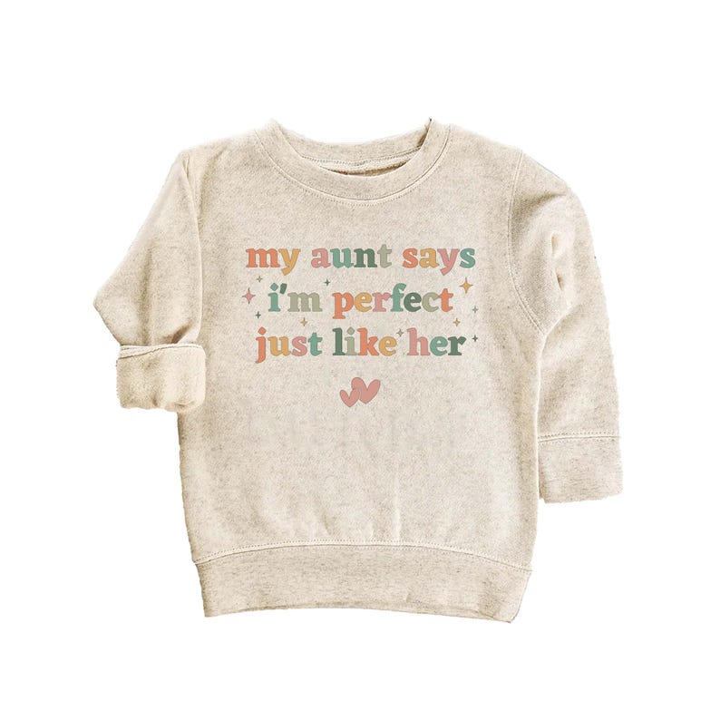 My Aunt Says I'm Perfect Like Her - Baby Shirt