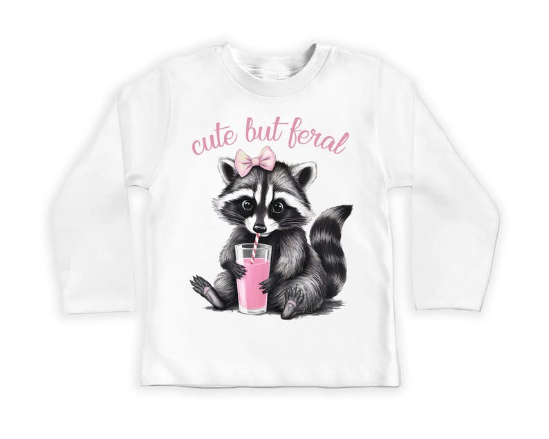 Cute But Feral Baby Bodysuit, Cute Retro Outfit