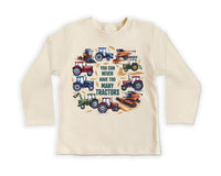 You Can Never Have Too Many Tractors Baby Sweatshirt, Tractor Outfit