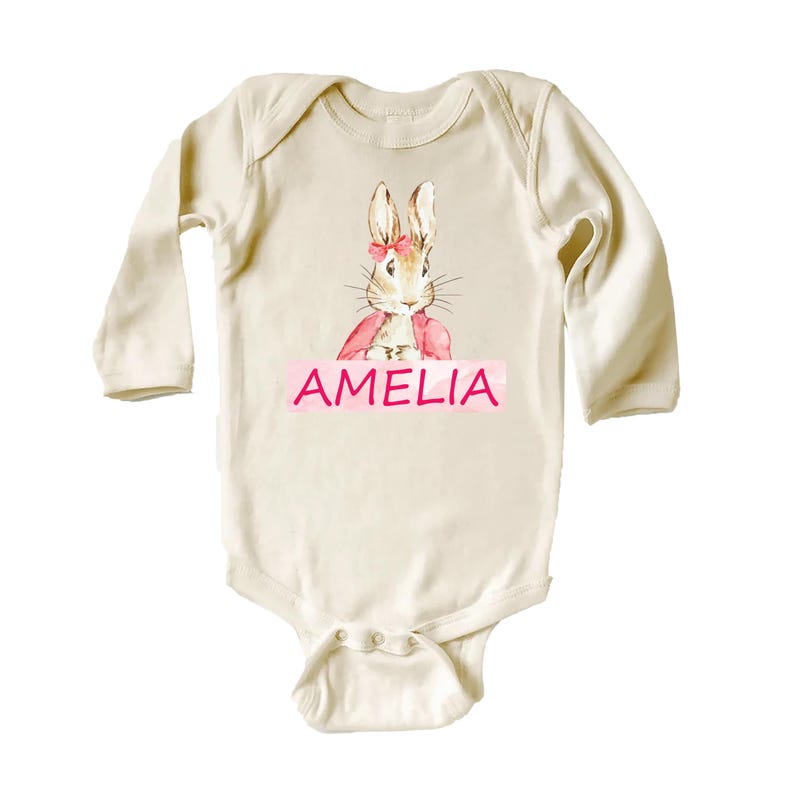 Personalized Easter Bunny Baby Sweatshirt, Adorable Bunny Gift