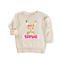 Personalized Easter Bunny Baby Sweatshirt, Adorable Bunny Gift