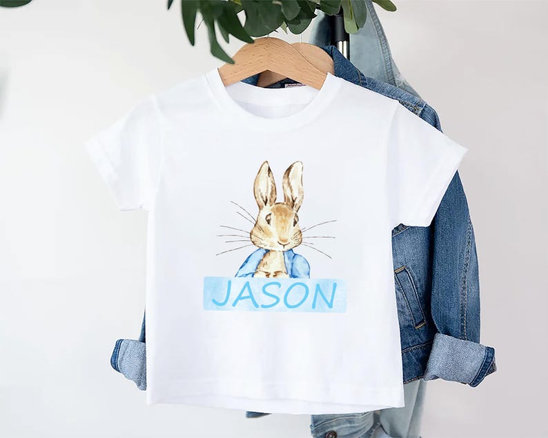 Personalized Boys Easter Baby Shirt, Spring Outfit for Boys