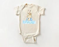 Personalized Boys Easter Baby Shirt, Spring Outfit for Boys