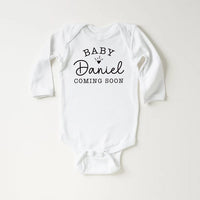 Personalized Announcement Baby Bodysuit