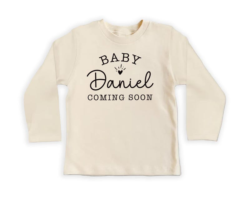 Personalized Announcement Baby Bodysuit